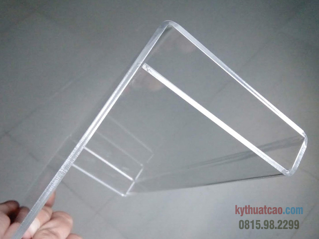 Gia công uốn mica theo yêu cầu