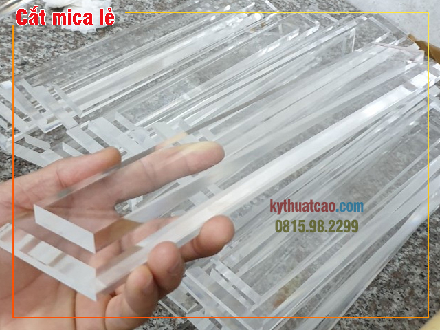 Mua mica lẻ, Tấm mica bán lẻ