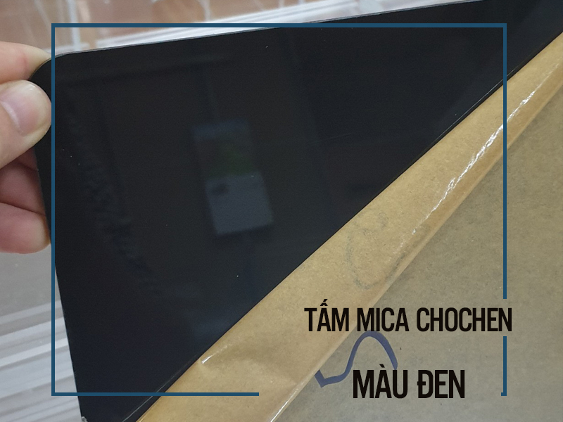 Mica màu đen - Mua tấm mica ở đâu