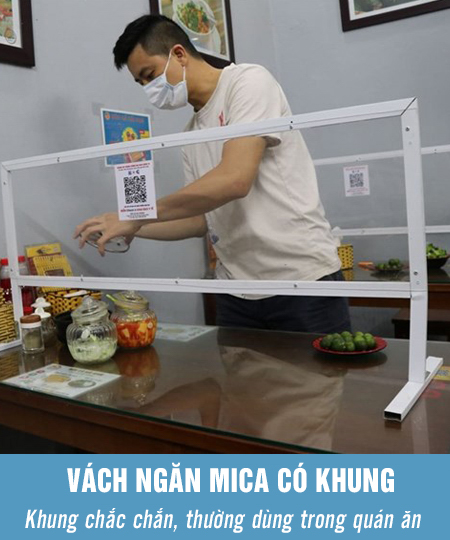 Vách ngăn mica