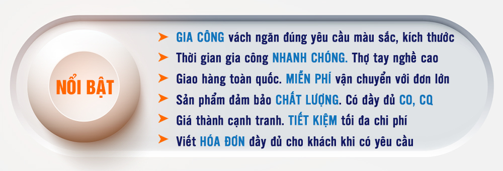 Vách ngăn mica