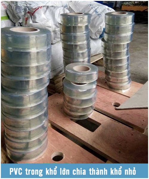 Cuộn nhựa PVC trong suốt