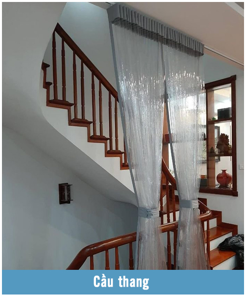 Rèm nhựa PVC cho cầu thang