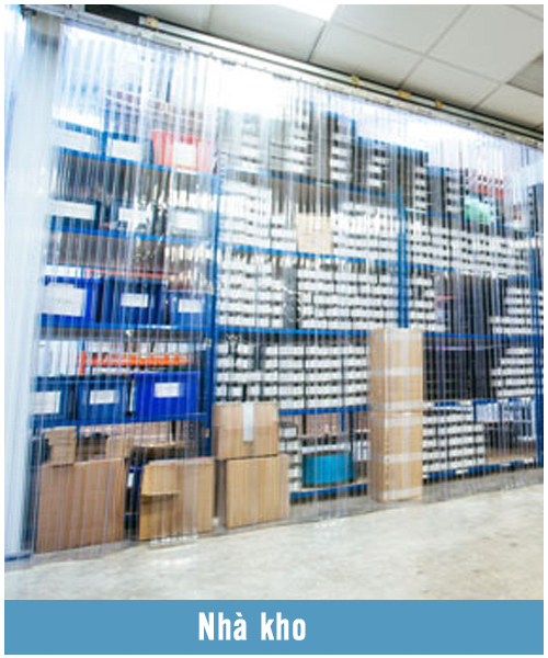 Rèm nhựa PVC nhà kho