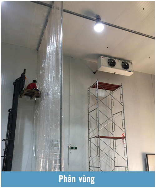 Rèm nhựa PVC phân vùng