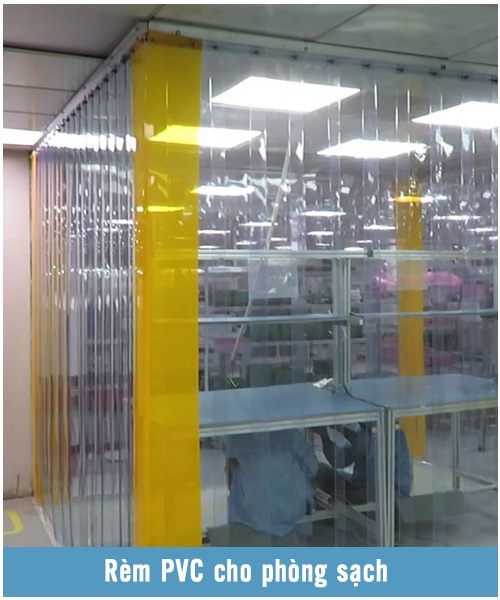 Rèm nhựa PVC phòng sạch