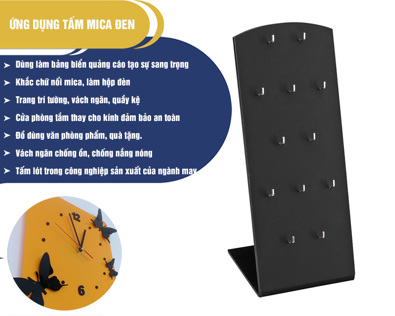Tấm mica đen
