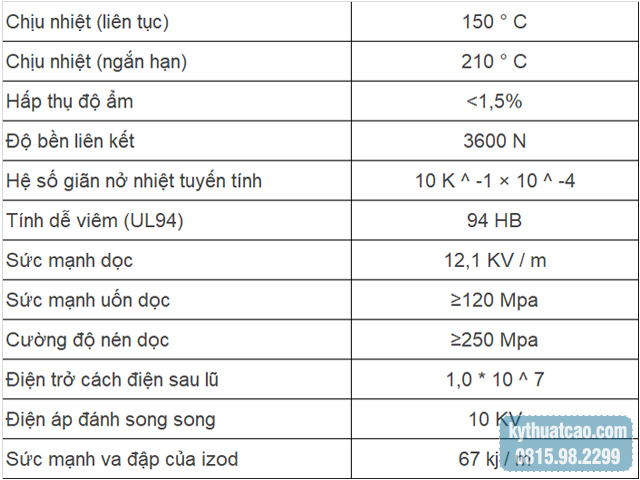 Tấm nhựa Bakelit - Tấm phíp cách điện