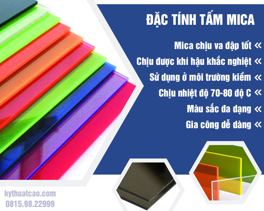 Đặc tính tấm mica Đài Loan