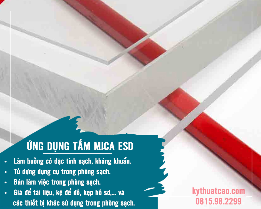 Tấm mica chống tĩnh điện Hàn Quốc